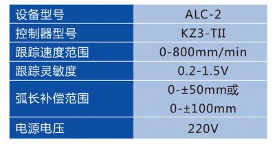 （三）ALC-2弧長(zhǎng)度跟蹤器